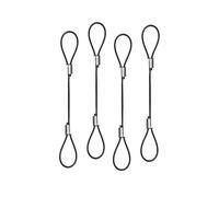 LINDY Attaches pour cbles et Adaptateurs - Pack de 4