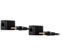 LINDY audio, stéréo (jack 3.5 mm) Prolongateur audio câble réseau RJ45 100 m