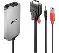 LINDY AV Convertisseur 38296 [Jack, USB, VGA - DisplayPort] 1920 x 1080 Pixel