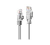 LINDY 48163 RJ45 Câble réseau, câble patch CAT 6 U/UTP 2.00 m gris