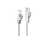 Lindy Basic - Cordon de raccordement - RJ-45 (M) pour RJ-45 (M) - UTP - CAT 6 - moulé, sans crochet - blanc