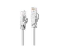 Lindy Câble réseau Basic Cat.6 U/UTP RJ-45 (M) pour RJ-45 (M) 1 m Blanc