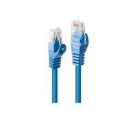 Lindy Basic - Cordon de raccordement - RJ-45 (M) pour RJ-45 (M) - UTP - CAT 6 - moulé, sans crochet - bleu