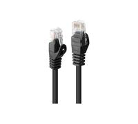 Lindy Basic - Cordon de raccordement - RJ-45 (M) pour RJ-45 (M) - UTP - CAT 6 - moulé, sans crochet - noir