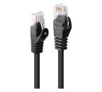 Lindy Basic - Cordon de raccordement - RJ-45 (M) pour RJ-45 (M) - UTP - CAT 6 - moulé, sans crochet - noir