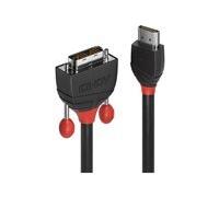 Câble adaptateur LINDY HDMI / DVI Fiche mâle HDMI-A, Fiche mâle DVI-D 18+1 pôles 3.00 m noir 36273 Câble HDMI