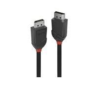 Lindy Câble DisplayPort 36491 Fiche mâle-mâle 1.00 m Noir