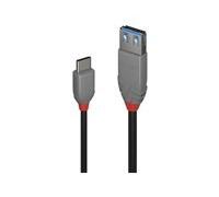 Lindy 36895 câble USB USB 3.2 Gen 2 (3.1 Gen 2) 0,15 m USB C USB A Noir