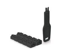 Lindy Verrous de ports RJ45 – 10 pièces – avec clé – noir
