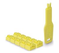 - Bloqueur de port LAN avec clé - jaune