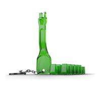 LINDY - Bloqueur de port LAN avec clé - vert (pack de 10)