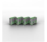 Lindy 40461 bloqueur de port USB Type-A Vert Acrylonitrile-Butadiène-Styrène (ABS) 10 pièce(s)
