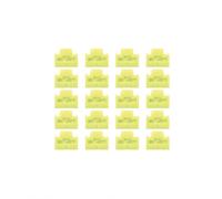 Lindy Bloqueurs de port RJ-45 (sans clé) – Pack de 20, vert