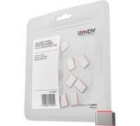 Lindy – Bloqueur de port USB-C 40437 – jeu de 10 rose sans clé