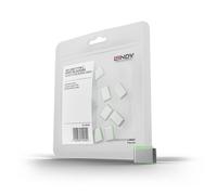 Lindy Bloqueur de port USB-C 40438 sans clé vert jeu de 10