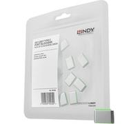 Lindy Bloqueur de port USB-C 40438 sans clé vert jeu de 10