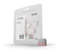 Lindy Bloqueurs de ports USB A, 10 pièces, Rose