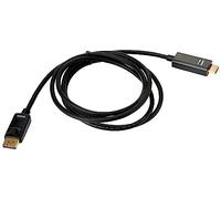 Câble de raccordement LINDY Fiche mâle DisplayPort, Fiche mâle HDMI-A 2.00 m noir 40926 Câble DisplayPort