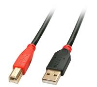 Lindy Câble USB actif 42762 - USB 2.0 A/B 15 m - Noir/Rouge