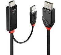 Lindy Adaptateur moniteur 41500 1x HDMI mâle, USB 3.0 mâle type A, 1x DisplayPort mâle 3 m