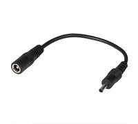 Lindy Câble adaptateur DC 70262 – 5,5×2,5 mm (F) vers 3,5×1,35 mm (M) – 0,15 m Noir