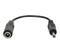 Lindy Câble adaptateur DC 70262 – 5,5×2,5 mm (F) vers 3,5×1,35 mm (M) – 0,15 m Noir