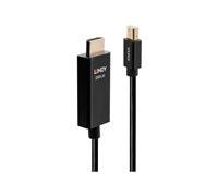 Lindy Câble actif Mini DisplayPort vers HDMI – HDR – 2 m