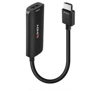 Lindy Adaptateur HDMI 38329 – 1x HDMI / 1x DisplayPort, Micro USB – Noir 0,157 m