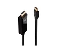 Lindy - Câble adaptateur - Mini DisplayPort mâle pour HDMI mâle - 3 m - passif, support 4K