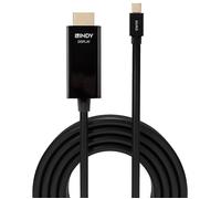 Lindy Câble 36926 Mini DisplayPort vers HDMI 4K30 1 m
