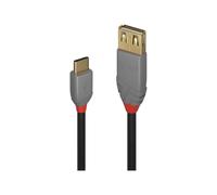LINDY Câble Adaptateur USB 2.0 Type C vers A Anthra Line 0.15m