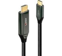 Câble adaptateur LINDY USB-C® USB-C® mâle, Fiche mâle HDMI-A 3.00 m noir 43369 8K UHD Câble HDMI