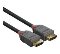 Lindy Câble DisplayPort Anthra Line – DisplayPort 1.2, 4K, 10 m – Noir
