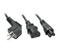 Lindy 30047 câble électrique Noir Coupleur C13 Coupleur C5