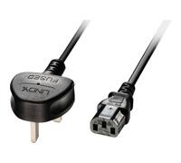 Lindy - câble d'alimentation - BS 1363A pour power IEC 60320 C13 - 3 m