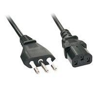 Lindy Câble d'alimentation IEC 60320 C13 – CEI 23-50 (Italie) – 5 m