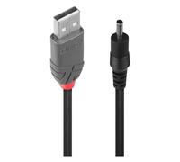 Lindy - Câble d'alimentation USB - DC jack de 3,5 mm x 1,35 mm mâle pour USB (alimentation uniquement) mâle - 1.5 m - noir
