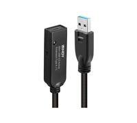 LINDY Câble USB USB 3.2 Gen1 USB-A mâle, USB-C® femelle 20.00 m noir 43375