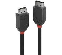 Lindy Câble DisplayPort 36492 Black Line – DP 1.2 mâle-mâle 2 m UHD 4K noir
