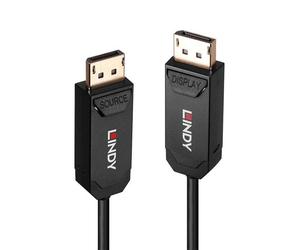 Lindy Câble DisplayPort 2.0 UHBR10 Hybride Fibre Optique 20m