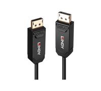 LINDY 38523 Câble fibre optique hybride DisplayPort 2.0 UHBR10 30 m, fibre optique, câble AOC, 4K @ 144Hz, 8K @ 60Hz, 40 Gbit/s