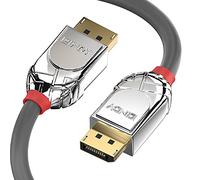 Câble de raccordement LINDY DisplayPort Fiche mâle DisplayPort, Fiche mâle DisplayPort 5.00 m gris 36304 Câble DisplayPort