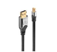 Lindy Câble DisplayPort Mini DisplayPort (M) vers DisplayPort (M) DisplayPort 1.2 3 m gris 4K
