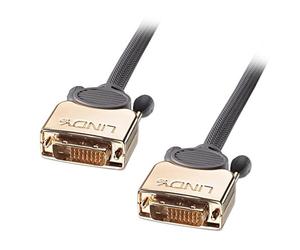 Lindy Câble DVI-D Gold Dual Link, mâle/mâle, 0,5m