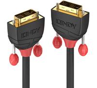Câble de raccordement LINDY DVI Fiche mâle DVI-D 18+1 pôles, Fiche mâle DVI-D 18+1 pôles 10.00