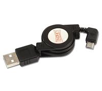 Lindy Câble Enroulable USB 2.0 Type A/Micro-B