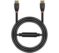 Câble de raccordement LINDY Fiche mâle HDMI-A, Fiche mâle HDMI-A 20.00 m noir 41073 4K UHD Câble HDMI