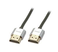 Lindy Câble HDMI CROMO Slim 4,5 m 4K UHD OFC blindé gris