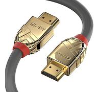 Câble de raccordement LINDY HDMI Fiche mâle HDMI-A, Fiche mâle HDMI-A 15.00 m gris 37867 Câble HDMI
