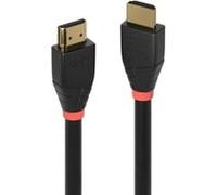 Lindy - Câble HDMI - HDMI mâle pour HDMI mâle - 7.5 m - blindé - noir - support 4K60Hz (4096 x 2160), actif, rond